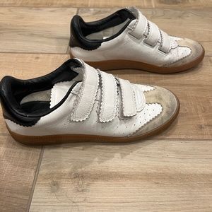 Isabel Marant Beth Sneakers -Size 38 black & white leather